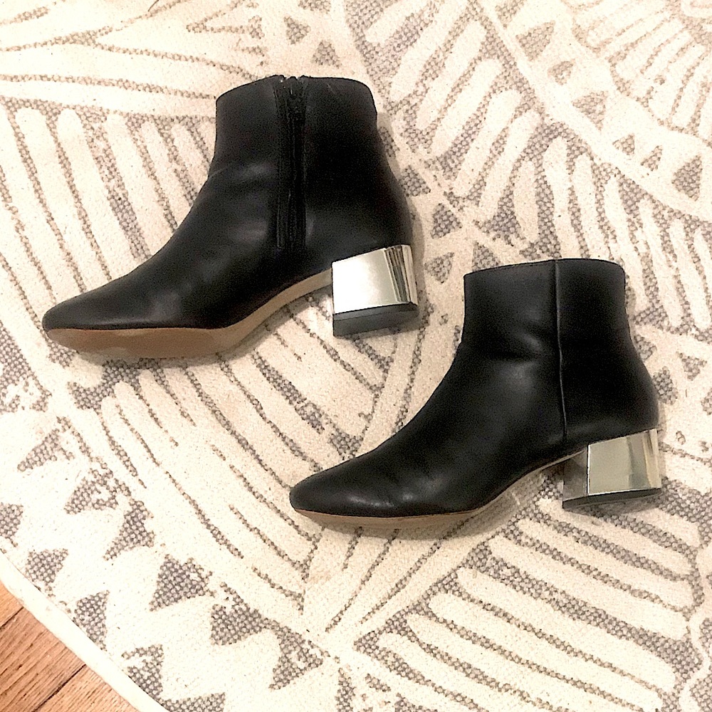 Michael Kors Silver Heel Bootie